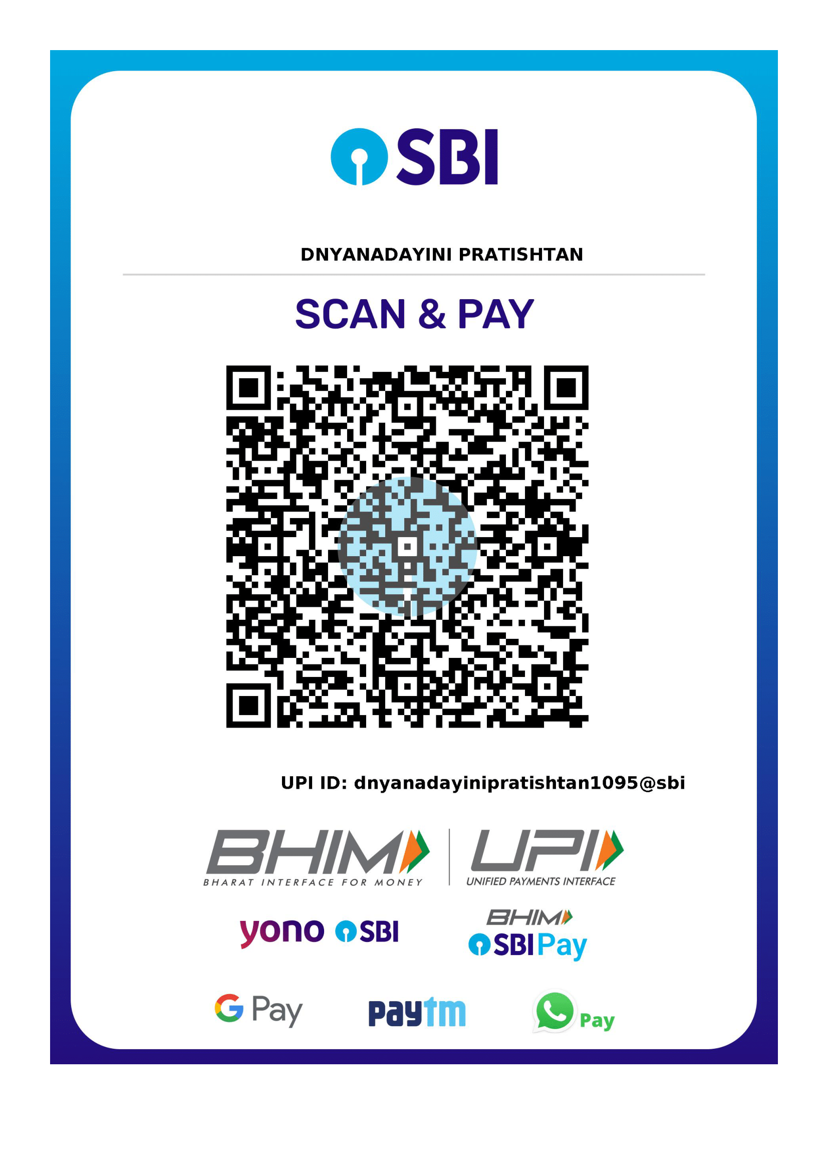 QR Code for Donation